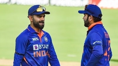 Virat Kohli (L) and Rohit Sharma were not part of the XI for the 2nd ODI vs West Indies (File) Virat Kohli (L) and Rohit Sharma were not part of the XI for the 2nd ODI vs West Indies (File)