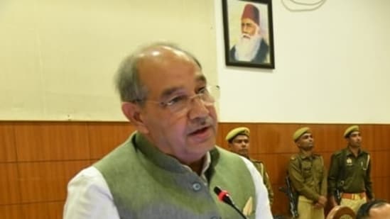 Former AMU V-C Prof Tariq Mansoor. (HTPhoto)