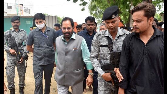 Mukhtar Abbas Naqvi (HT Photo)
