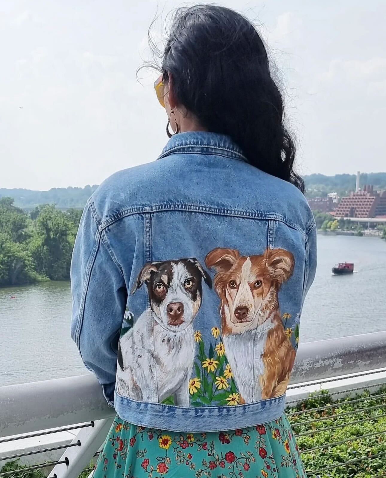 Customers are also getting their pre-owned jackets upcycled with portraits of their pets.