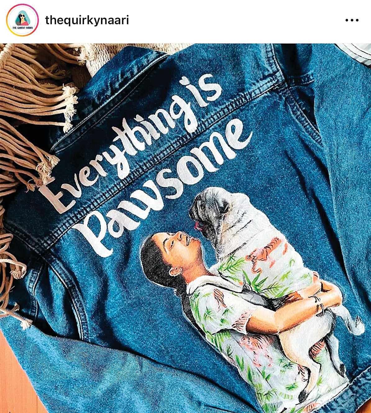 A pawsome jacket by The Quirky Naari.