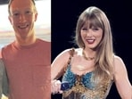 Mark Zuckerberg with his wife, Taylor Swift