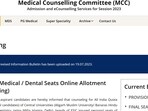 MCC NEET counselling 2023 round 1 seat allotment result today on mcc.nic.in