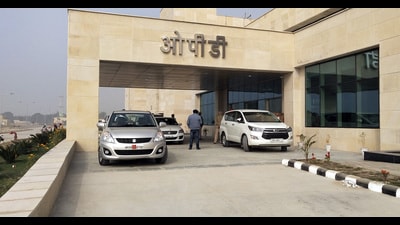 A view of OPD building of Bathinda AIIMS. (HT File) A view of OPD building of Bathinda AIIMS. (HT File)