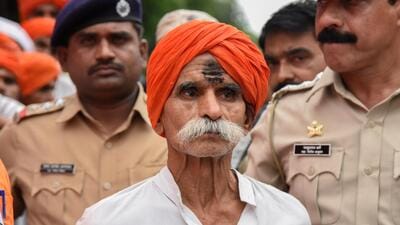 BJP promises action against Sambhaji Bhide for derogatory remarks against Gandhi (HT) BJP promises action against Sambhaji Bhide for derogatory remarks against Gandhi (HT)