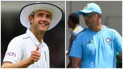 Dravid has shared a special message for Broad amid the 5th Ashes Test (AFP-Reuters) Dravid has shared a special message for Broad amid the 5th Ashes Test (AFP-Reuters)