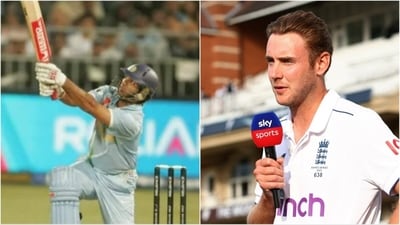 Yuvraj Singh (L) smashed Stuart Broad for six sixes in an over during the 2007 T20 World Cup (File/Reuters) Yuvraj Singh (L) smashed Stuart Broad for six sixes in an over during the 2007 T20 World Cup (File/Reuters)