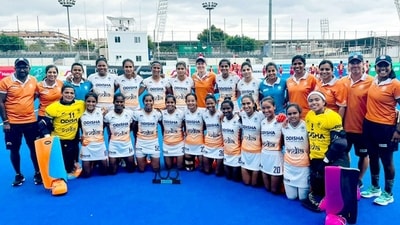 India Women defeated Spain to win the Spanish Federation hockey tournament. India Women defeated Spain to win the Spanish Federation hockey tournament.