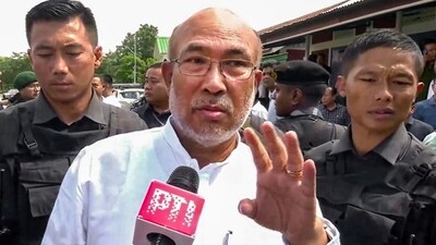 Manipur chief minister N Biren Singh. (HT_PRINT)