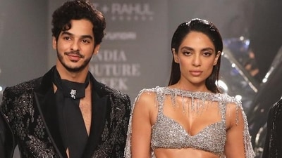Ishaan Khatter and Sobhita Dhulipala walked the ramp at a Delhi event. (Instagram/fdciofficial) Ishaan Khatter and Sobhita Dhulipala walked the ramp at a Delhi event. (Instagram/fdciofficial)
