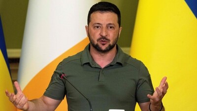 Ukraine's President Volodymyr Zelensky. (AFP) Ukraine's President Volodymyr Zelensky. (AFP)
