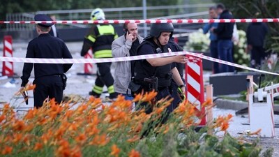 The Vnukovo airport in the capital, Kyiv, was closed for arrivals and departures due to the incident.&nbsp; (REUTERS)