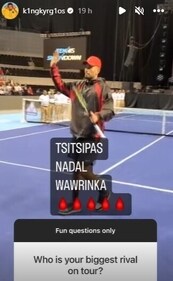 Nick Kyrgios' special three-man list