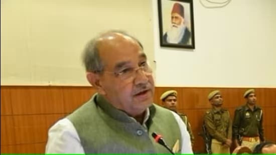 Former AMU VC Prof Tariq Mansoor has been appointed as BJP national vice-president on Saturday. (HT File photo)