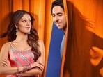 Ananya Panday and Ayushmann Khurrana in new Dream Girl 2 poster. Ananya Panday and Ayushmann Khurrana in new Dream Girl 2 poster.