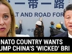 THIS NATO COUNTRY WANTS TO DUMP CHINA'S 'WICKED' BRI