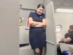 MS Dhoni taking a nap aboard a flight. 