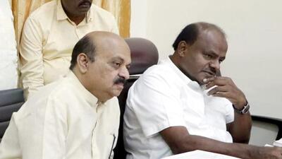 BJP leader Basavaraj Bommai targeted the Congress government in Karnataka over alleged “transfer business”. (ANI) BJP leader Basavaraj Bommai targeted the Congress government in Karnataka over alleged “transfer business”. (ANI)