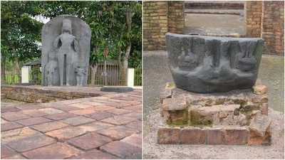 The 1,000-year-old Buddhist archaeological site of Pilak. (Twitter/@PIBAgartala) The 1,000-year-old Buddhist archaeological site of Pilak. (Twitter/@PIBAgartala)