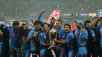 The Indian cricket team celebrates its victory in the 2011 World Cup The Indian cricket team celebrates its victory in the 2011 World Cup