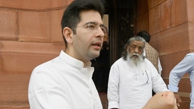 AAP MP Raghav Chadha (HT Photo)