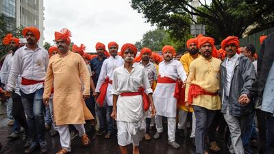 Pune, India - July 7, 2018: Sambhaji Bhide was present at Shiajinagar to take blessing of Paalkhi Procession at Shivajinagar in Pune, India, on Saturday, July 7, 2018. (Photo by Sanket Wankhade/HT PHOTO) Pune, India - July 7, 2018: Sambhaji Bhide was present at Shiajinagar to take blessing of Paalkhi Procession at Shivajinagar in Pune, India, on Saturday, July 7, 2018. (Photo by Sanket Wankhade/HT PHOTO)