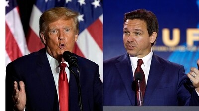 Florida Governor DeSantis is putting up a good fight against Former US President Donald Trump Florida Governor DeSantis is putting up a good fight against Former US President Donald Trump