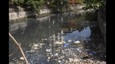 The report, submitted to the Mohali deputy commissioner on July 28, a copy of which is with Hindustan Times, states that the drain pipe, with a circumference of 12 feet, has been laid by Panchkula authorities with an opening towards Punjab. (HT File Photo for representation) The report, submitted to the Mohali deputy commissioner on July 28, a copy of which is with Hindustan Times, states that the drain pipe, with a circumference of 12 feet, has been laid by Panchkula authorities with an opening towards Punjab. (HT File Photo for representation)