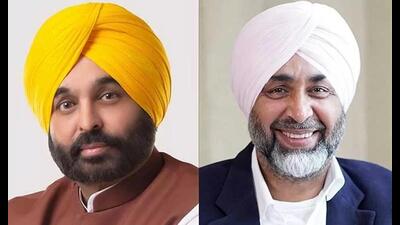 The war of words between chief minister Bhagwant Mann and BJP leader Manpreet Badal intensified on Monday with the CM terming him (Manpreet) the “biggest dramebaaz” and the latter labelling him (Mann) “Muglia shehzada”. The war of words between chief minister Bhagwant Mann and BJP leader Manpreet Badal intensified on Monday with the CM terming him (Manpreet) the “biggest dramebaaz” and the latter labelling him (Mann) “Muglia shehzada”.