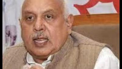 UP agriculture minister Surya Pratap Shahi said the government was making efforts to establish effective coordination between the field and modern technology to reduce the farmers’ cost of production and increase their income. (File Photo)