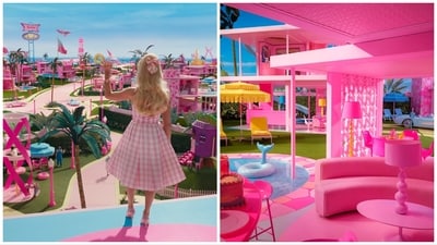 The Barbie movie inspired AnimaL Crossing house (Reddit) The Barbie movie inspired AnimaL Crossing house (Reddit)