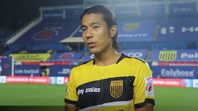 Manipur footballer Chinglensana Singh. Manipur footballer Chinglensana Singh.
