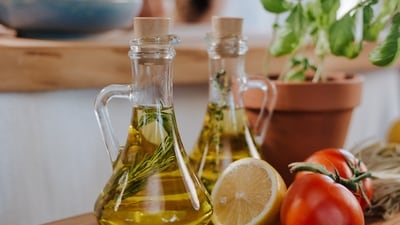 Olive oil: Olive oil is rich in monounsaturated fats, which can help improve heart health. It has been associated with lower LDL cholesterol levels and reduced risk of heart disease when used in place of saturated fats like butter or margarine. (Pexels) Olive oil: Olive oil is rich in monounsaturated fats, which can help improve heart health. It has been associated with lower LDL cholesterol levels and reduced risk of heart disease when used in place of saturated fats like butter or margarine. (Pexels)