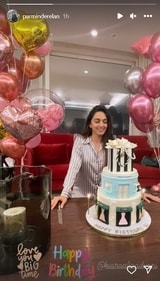 Kiara Advani's friend shared a picture of how the actor is celebrating her birthday. Kiara Advani's friend shared a picture of how the actor is celebrating her birthday.