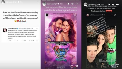 Ranveer shared notes on Instagram Stories. Ranveer shared notes on Instagram Stories.