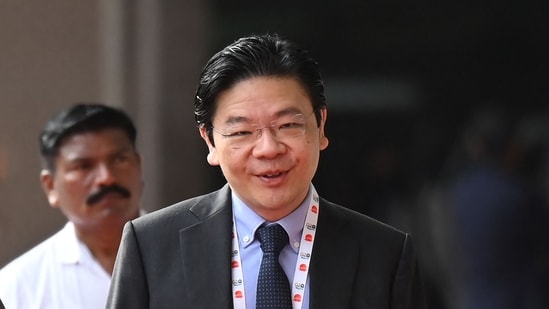 Singapore's Deputy Prime Minister and Finance Minister Lawrence Wong. (AFP)