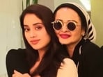 Rekha, Janhvi Kapoor and Parineeti Chopra at Manish Malhotra's get-together. Rekha, Janhvi Kapoor and Parineeti Chopra at Manish Malhotra's get-together.