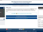 WBJEE 2023 seat allotment result announced (wbjeeb.nic.in) WBJEE 2023 seat allotment result announced (wbjeeb.nic.in)
