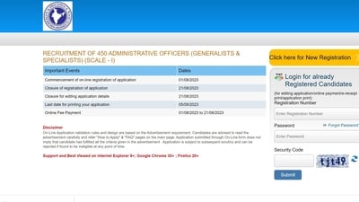 NIACL AO recruitment 2023: Application process begins for 450 posts NIACL AO recruitment 2023: Application process begins for 450 posts