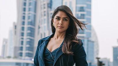 Actor Mrunal Thakur is celebrating her birthday on the sets of her new movie with Vijay Deverakonda