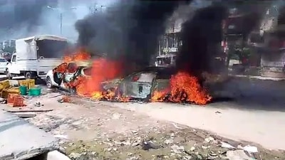 Clashes had broken out in Haryana’s Nuh on Monday afternoon after a religious procession passing through the district was attacked. (HT File)