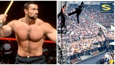 Blackman appeared in his last bout as a professional wrestler in 2001 (WWE/Twitter) Blackman appeared in his last bout as a professional wrestler in 2001 (WWE/Twitter)