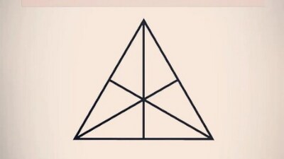 Can you count all the triangles in this image? (Instagram) Can you count all the triangles in this image? (Instagram)