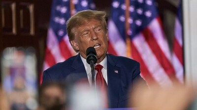 Former US President Donald Trump (Bloomberg)