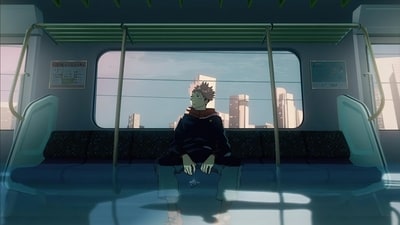 A still of Jujutsu Kaisen's protagonist Yuji Itadori from the anime's opening sequence. (MAPPA) A still of Jujutsu Kaisen's protagonist Yuji Itadori from the anime's opening sequence. (MAPPA)