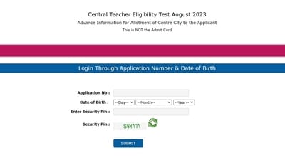CBSE CTET 2023 city pre-admit card out on ctet.nic.in, exam on Aug 20 CBSE CTET 2023 city pre-admit card out on ctet.nic.in, exam on Aug 20