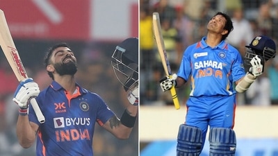 Can Virat Kohli leave Sachin Tendulkar behind to scale all batting records in international cricket? (Getty) Can Virat Kohli leave Sachin Tendulkar behind to scale all batting records in international cricket? (Getty)