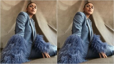 The actress on Monday, gave her fans a sweet surprise as she uploads a string of pictures on Instagram accompanied by the caption, “Cyanara!”. (Instagram/@mrunalthakur) The actress on Monday, gave her fans a sweet surprise as she uploads a string of pictures on Instagram accompanied by the caption, “Cyanara!”. (Instagram/@mrunalthakur)