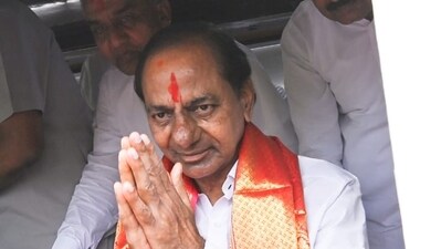 Telangana CM K Chandrashekhar Rao. Telangana CM K Chandrashekhar Rao.