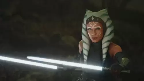 Rosario Dawson as Ahsoka, The Mandalorian Lucasfilm/Disney+ Rosario Dawson as Ahsoka, The Mandalorian Lucasfilm/Disney+